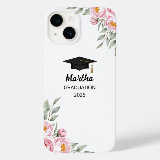 Floral Case for iPhone/iPad – Graduation Gift  (Rückseite)