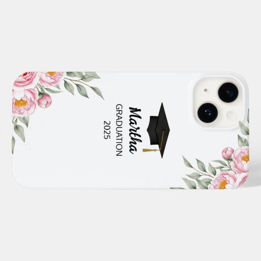 Floral Case for iPhone/iPad – Graduation Gift  (Rückseite (Horizontal))