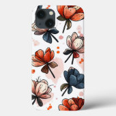 floral Case-Mate iPhone hülle (Rückseite)