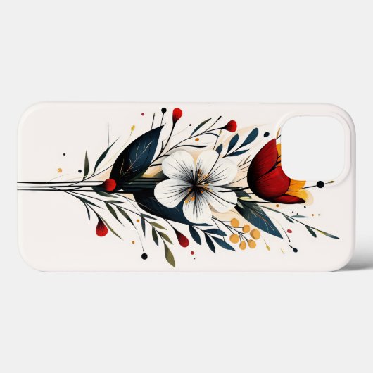 floral Case-Mate iPhone hülle (Rückseite (Horizontal))