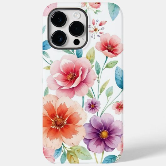 floral Case-Mate iPhone hülle (Rückseite)