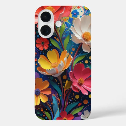 floral Case-Mate iPhone hülle (Rückseite)