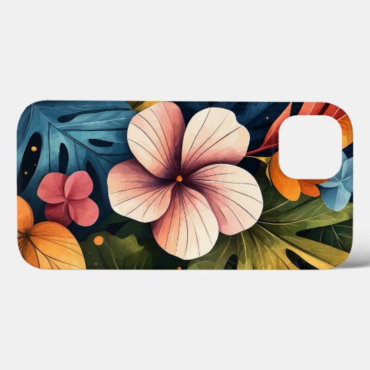 floral Case-Mate iPhone hülle (Rückseite (Horizontal))