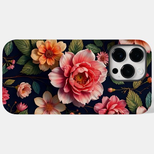 floral Case-Mate iPhone hülle (Rückseite (Horizontal))