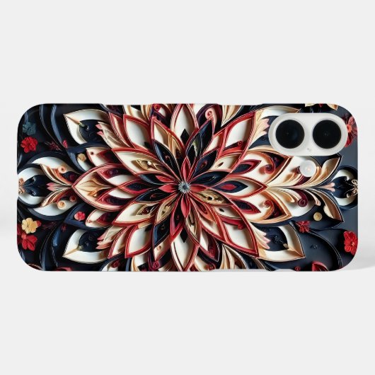 Floral  Case-Mate iPhone hülle (Rückseite (Horizontal))
