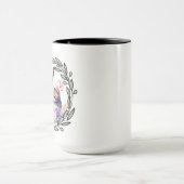 Floral Cat Cup Tasse (Zentrum)