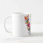Floral Cat Kaffeetasse (Links)
