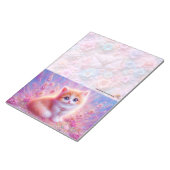 Floral Cat Notepad Notizblock (angewinkelt)