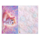 Floral Cat Notepad Notizblock (Vorderseite)