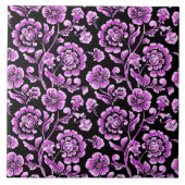 Floral Ceramic Tile Fliese (Vorderseite)