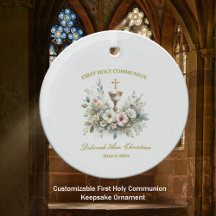 Floral Chalace First Communitynecklace