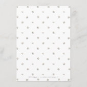 Floral chalkboard rustikale Hochzeitsinformationen Begleitkarte (Rückseite)