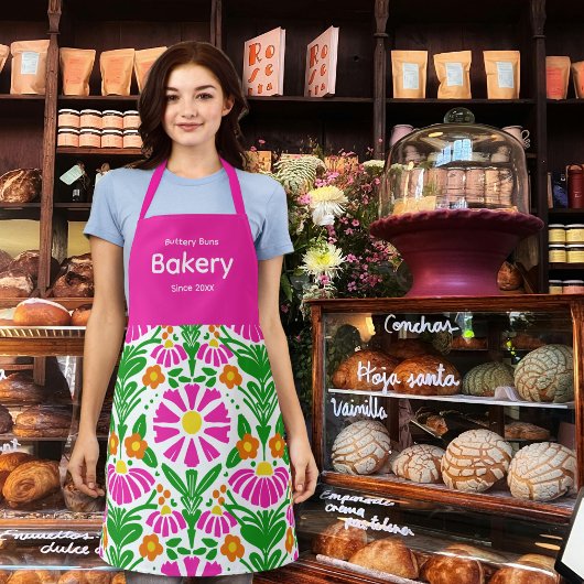 Floral Charm Custom Schürze