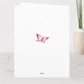 Floral Cherry Blossom Happy Mother Day Karte (Rückseite)