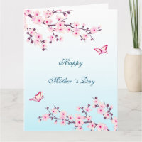 Floral Cherry Blossom Happy Mother Day
