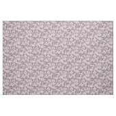 Floral Cherry Blossom Muster Pink Grau Stoff (Fat Quarter (45,7 x 55,9 cm))
