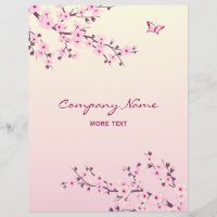Floral Cherry Blossom Pink