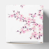 Floral Cherry Blossom Pink White Favor Box Geschenkschachtel (Oben)