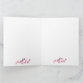 Floral Cherry Blossoms Happy Mother's Day Karte (Innenseite)