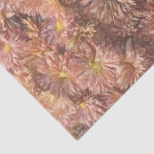 Floral Chic Pink Pastel Chrysanthemum Decoupage Seidenpapier (Ausschnitt)
