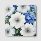 Floral Chic Simple Minimalist Modern Plain Wedding Gästebuch (Rückseite)