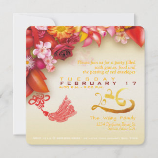 Floral Chinese gold Paper-cut Horse 2026 PSqInv