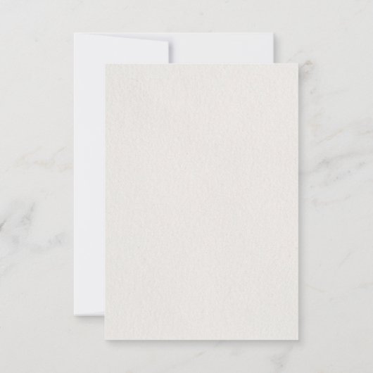 Floral Chinoiserie Hochzeit Danke Karte (Rückseite)