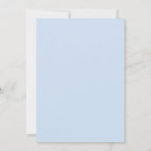 Floral Chinoiserie Viktorianische Babydusche Einladung (Rückseite)