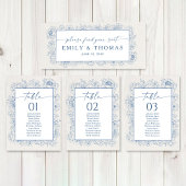 Floral Chinoiserie Wedding Head Table Sign