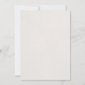 Floral Chinoiserie Wedding Save the Date Card (Rückseite)