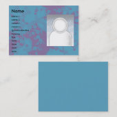 Floral - Chubby Visitenkarte (Vorne/Hinten)