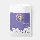 Floral Circle Couple Foto Fevor Bag Geschenktütchen (Vorderseite)