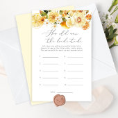 Floral citrus Wie alt war die Braut, um Spiel zu w