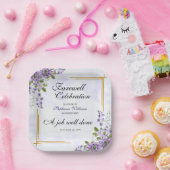 Floral Classic Elegantes Party Pappteller (Party)