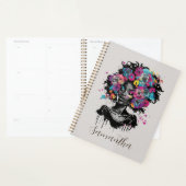 Floral Classy Afro Frau Planer (Anzeige)