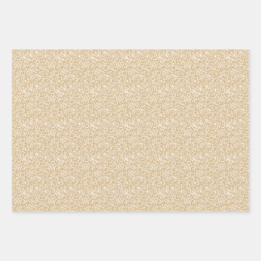 Floral Clematis Decoupage Geschenkpapier Set (Vorderseite 3)