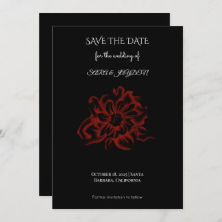 Floral Clipart – Abstract Flower Home Decor Design Save The Date