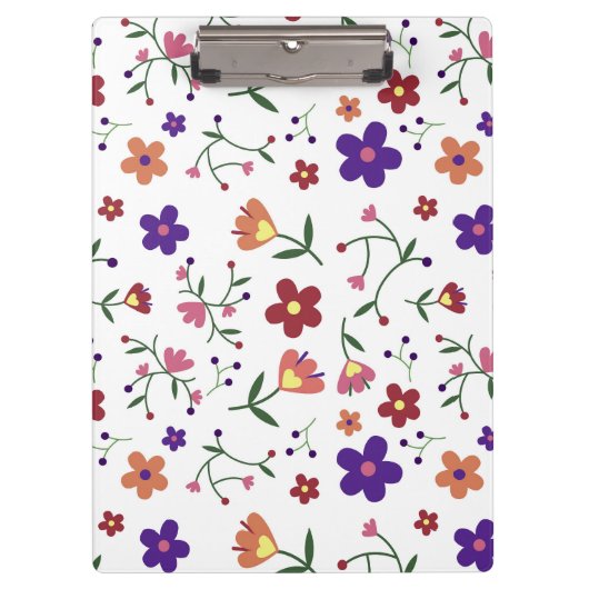 Floral Clipboard Klemmbrett (Vorderseite)