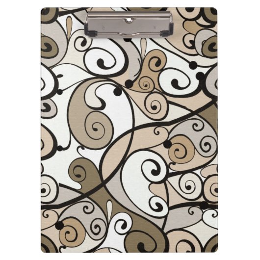 Floral Clipboard Klemmbrett (Vorderseite)