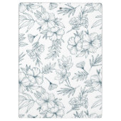 Floral Clipboard Klemmbrett (Rückseite)