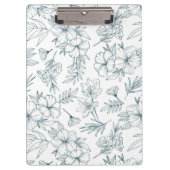 Floral Clipboard Klemmbrett (Vorderseite)