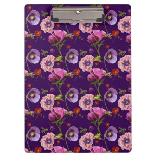Floral clipboard klemmbrett