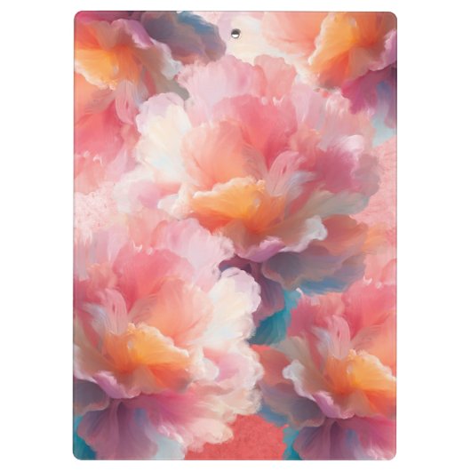 Floral Clipboard Klemmbrett (Rückseite)