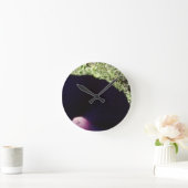 Floral Clock Runde Wanduhr (Zuhause)