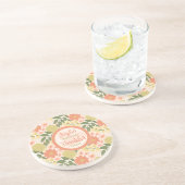 Floral Coaster Set – Gratitude-Inspired Home Decor Getränkeuntersetzer (Seite)