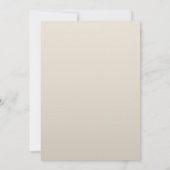 Floral Coffee Cream elegante Butterfly boho Hochze Einladung (Rückseite)