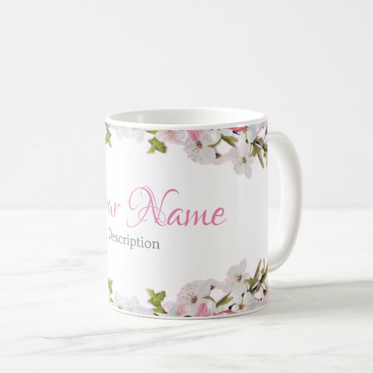 Floral - Coffee Mug Kaffeetasse (VorderseiteRechts)