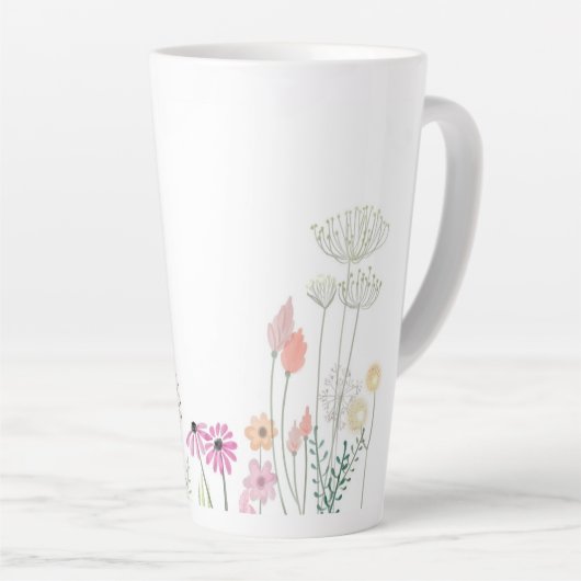 Floral Coffee Mug Milchtasse (Rechte Ecke)