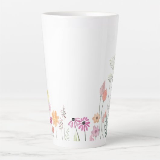 Floral Coffee Mug Milchtasse (Vorderseite)