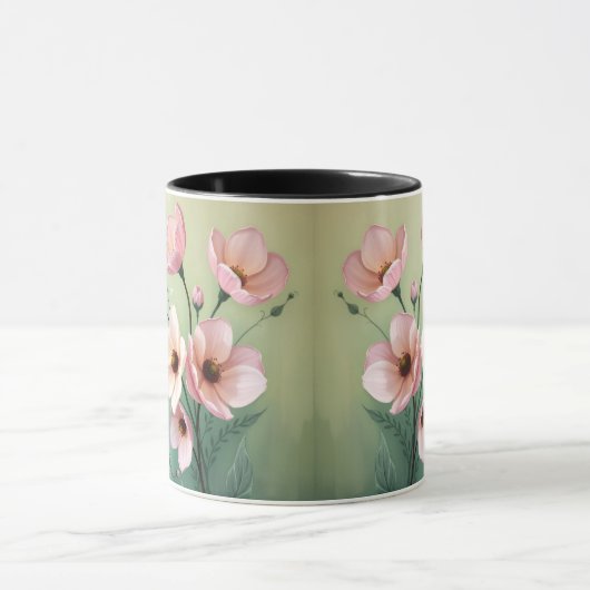 Floral Coffee Mug Tasse (Zentrum)
